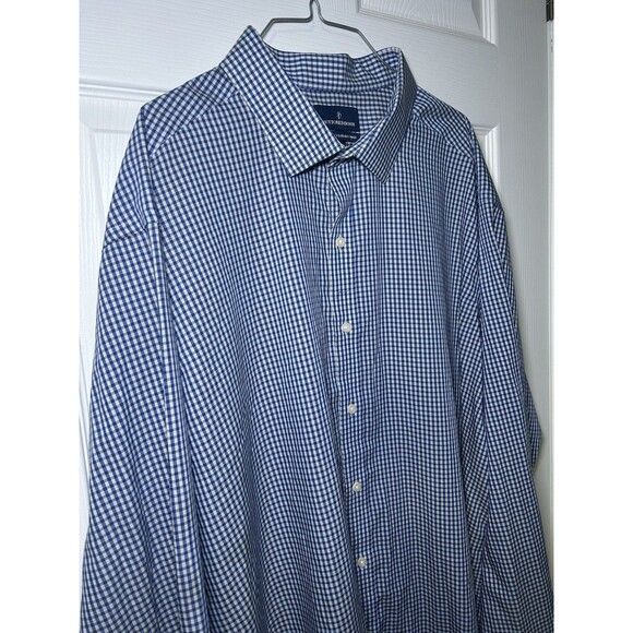 BUTTONED DOWN Men’s Long Sleeve Tailored Model Button Up Dress Shirt Size 64T - Picture 2 of 6